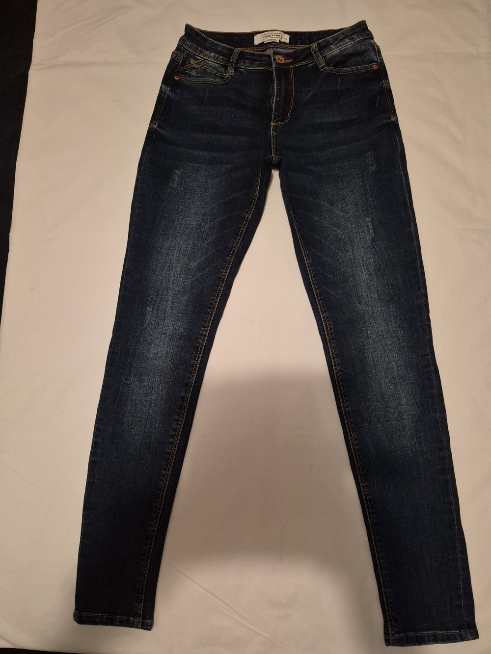 Dark Indigo Skinny Jeans - Women's Stretch Slim Fit